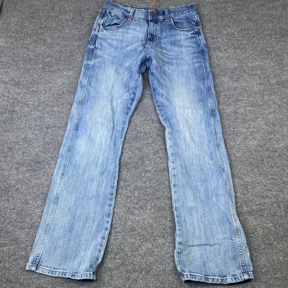 Wrangler Retro Relaxed Boot Jeans Light Wash Denim Mens Blue 30x31